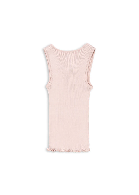 Kara Tank Top, Silk Cotton Rib