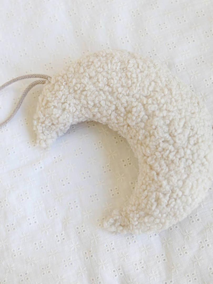 Wall Decoration, Teddy Moon, Cream