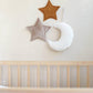 Wall Decoration, Teddy Moon, Cream
