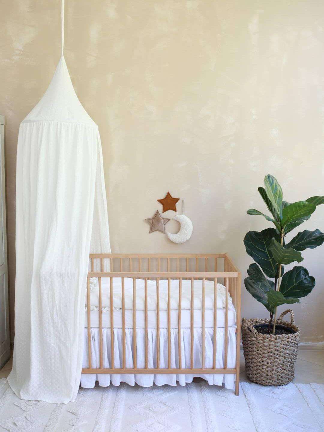 Wall Decoration, Teddy Moon, Cream