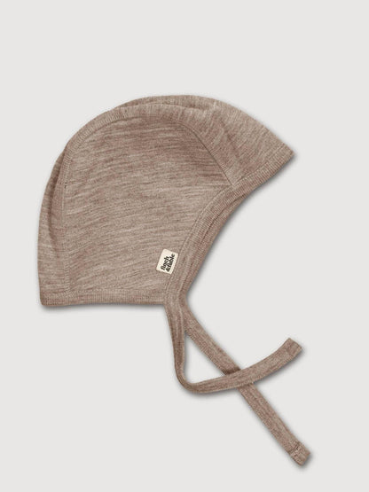 Wool Fleece Bonnet - Sand