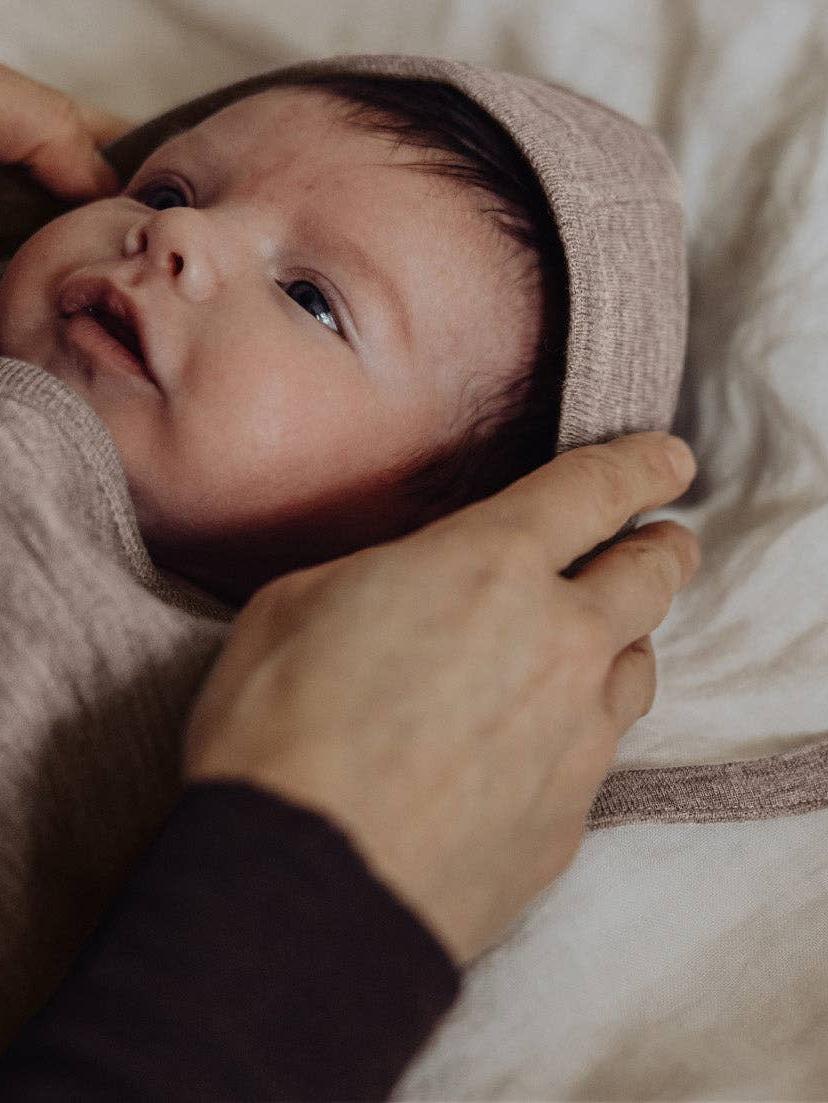 Wool Fleece Bonnet - Sand