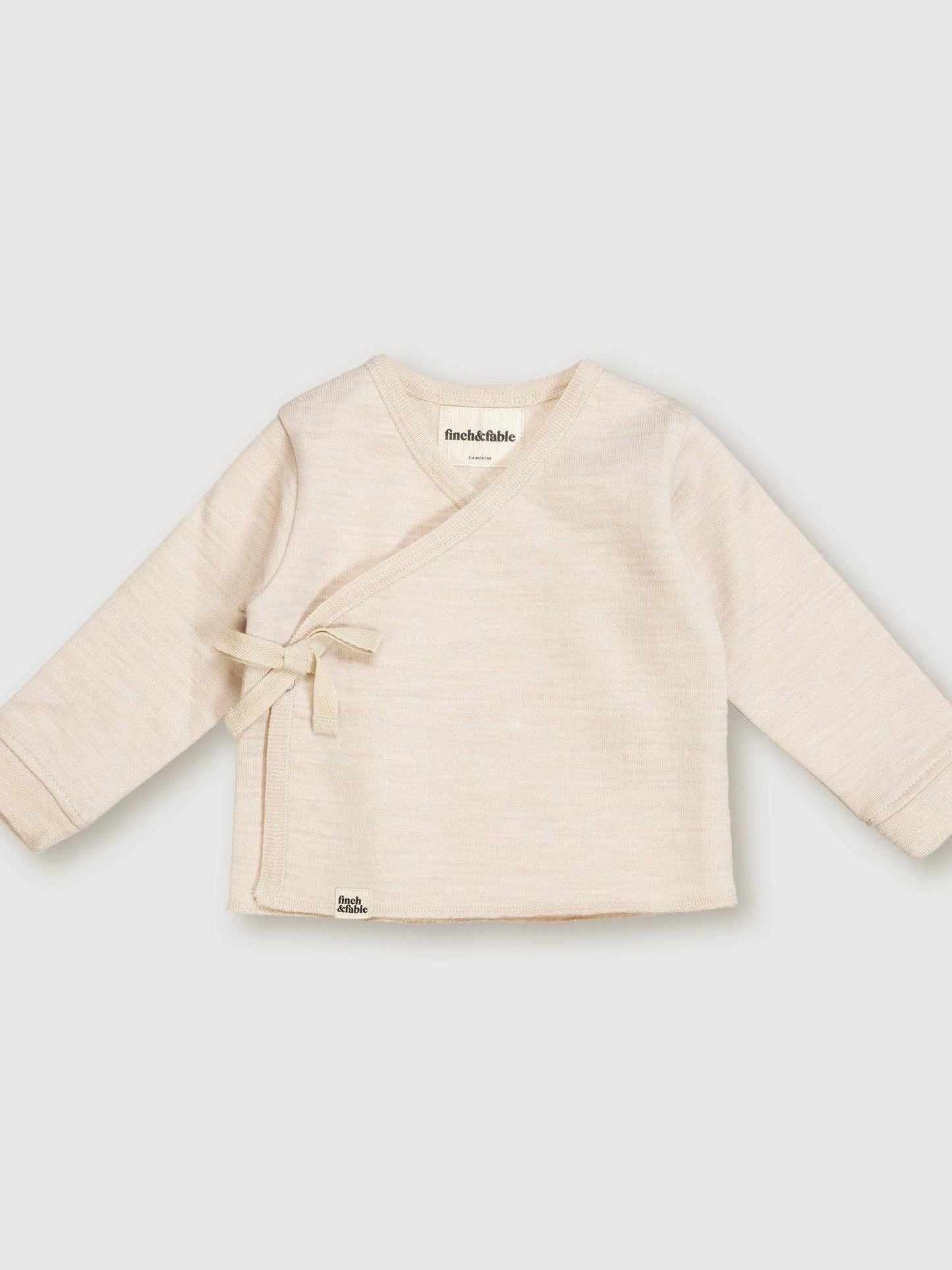 Wool Fleece Cardigan - Oat