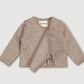 Wool Fleece Cardigan - Sand