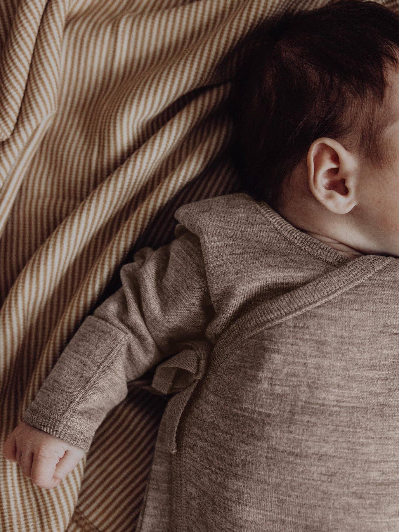 Wool Fleece Cardigan - Sand