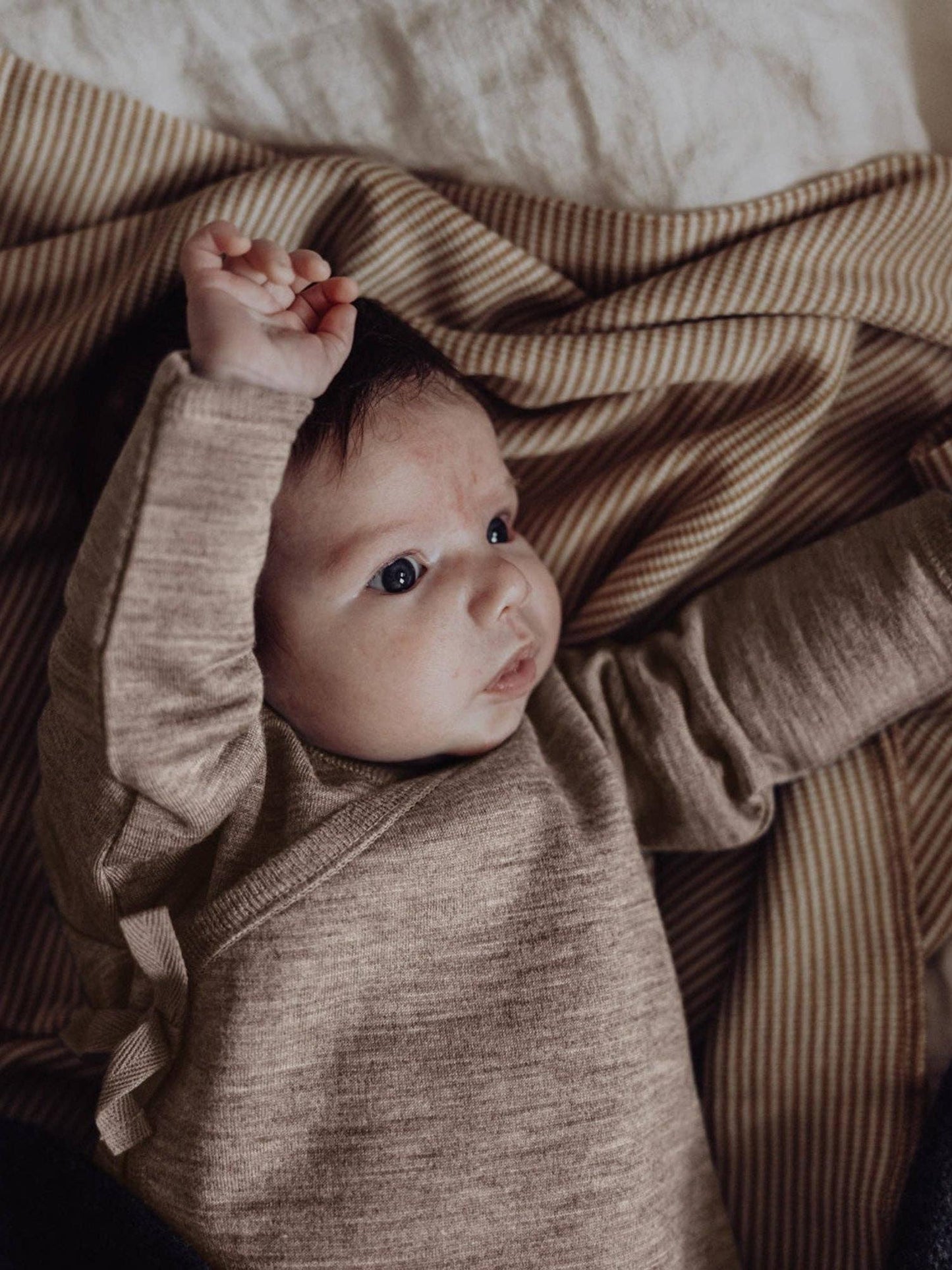 Wool Fleece Cardigan - Sand