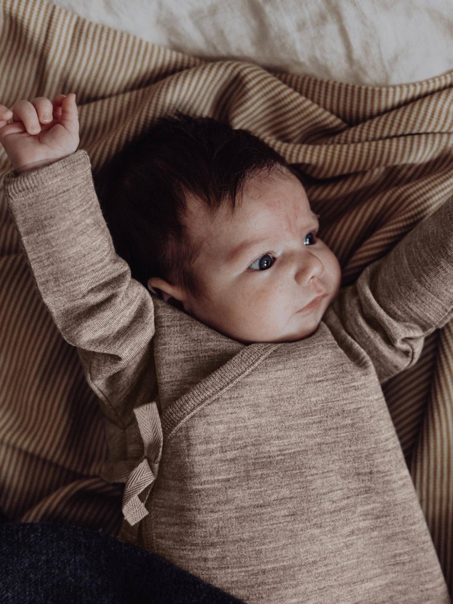 Wool Fleece Cardigan - Sand