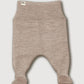 Wool Fleece Footed Pants - Sand