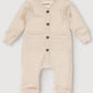 Wool Rib Playsuit - Oat