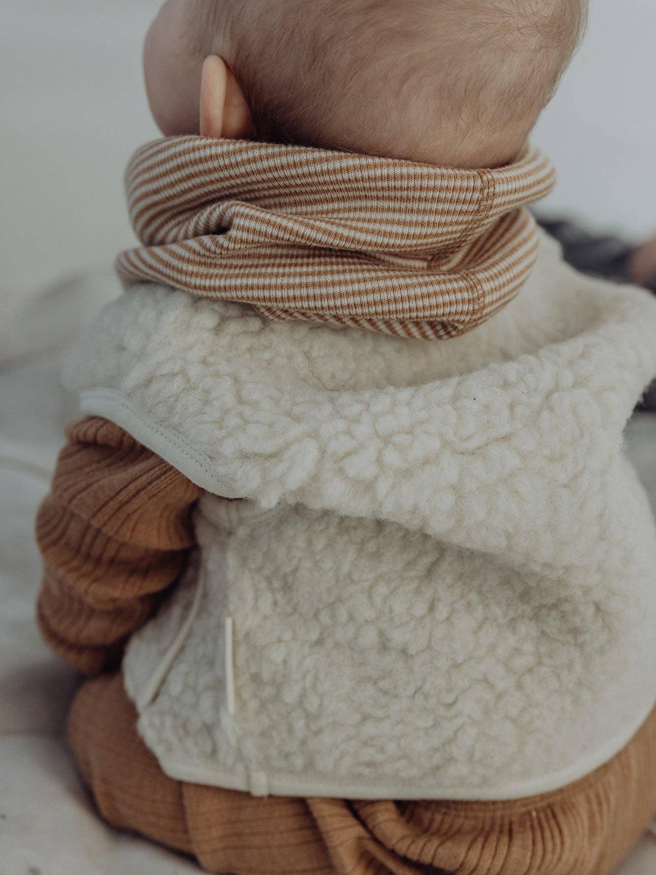 Wool Sherpa Vest - Milk