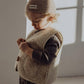 Wool Sherpa Vest - Milk
