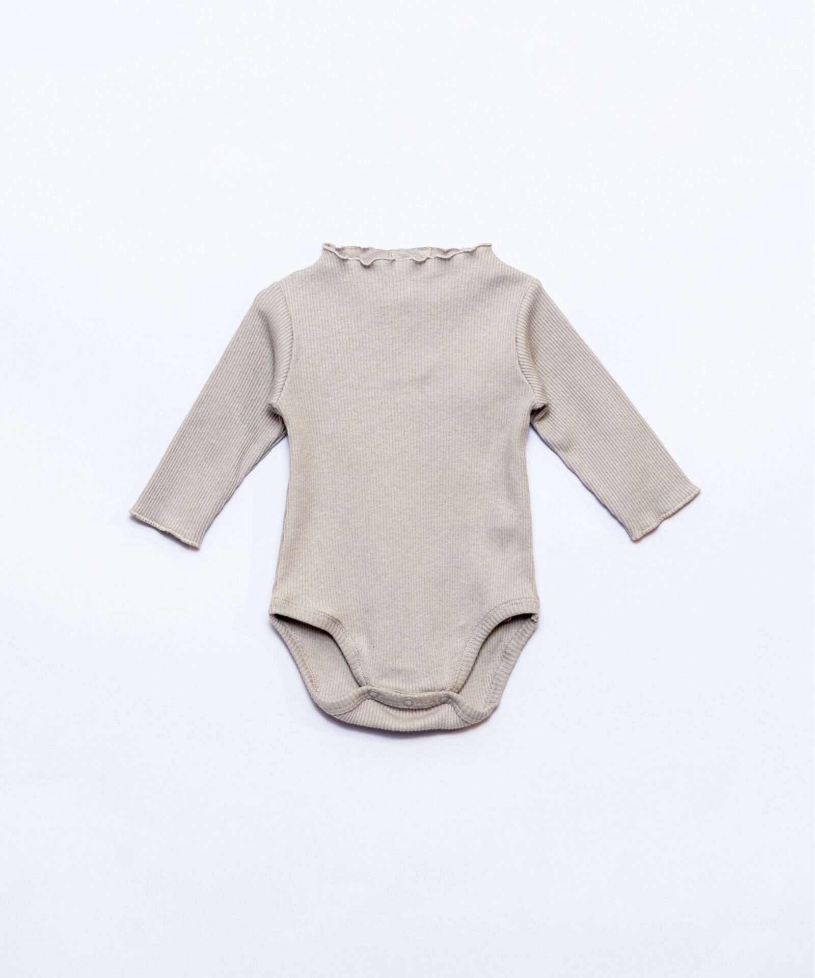 Baby Rib Body, Light Grey / Lavender, Play Up, Organic & Recycled