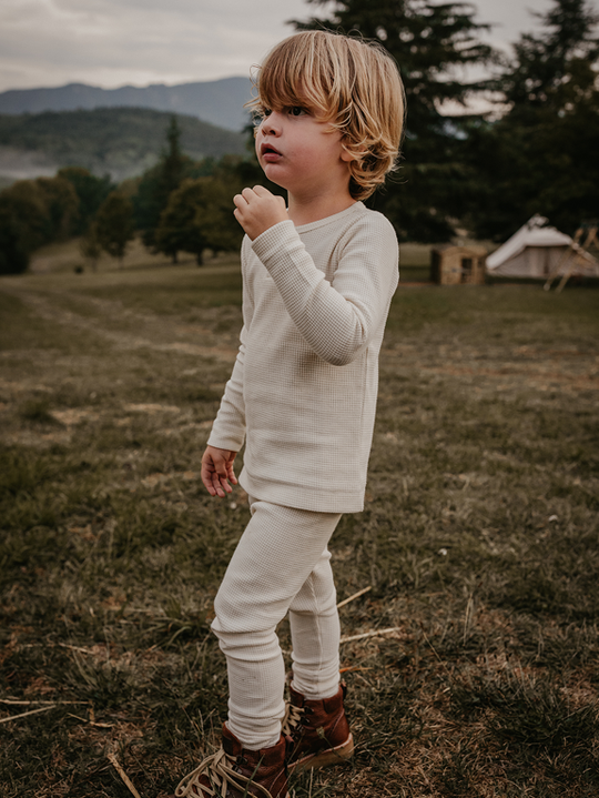 The Simple Folk, The Simple Folk, The Waffle Legging, Undyed, Organic