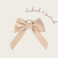 Cinty Hair Tie Bow, Skin Leather