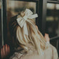Cinty Hair Tie Bow, Skin Leather