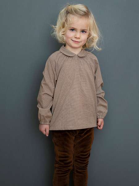 Girl Blouse, Walnut, Serendipity