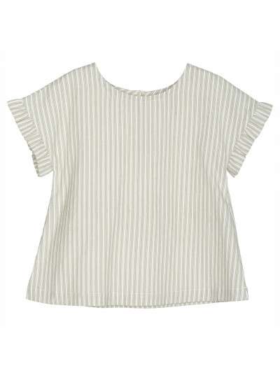 Frill Top, Laurel Stripes, Serendipity