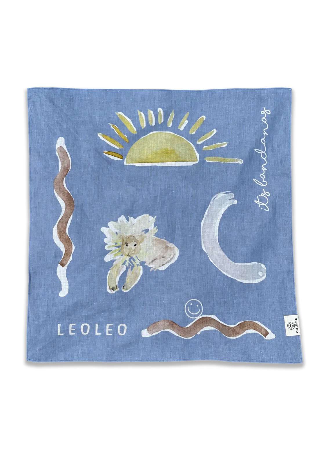 Leoleo, Bandana, Blue, Leoleo