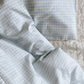 Lalaby, Classic Junior Bedding, Blue Gingham, Organic