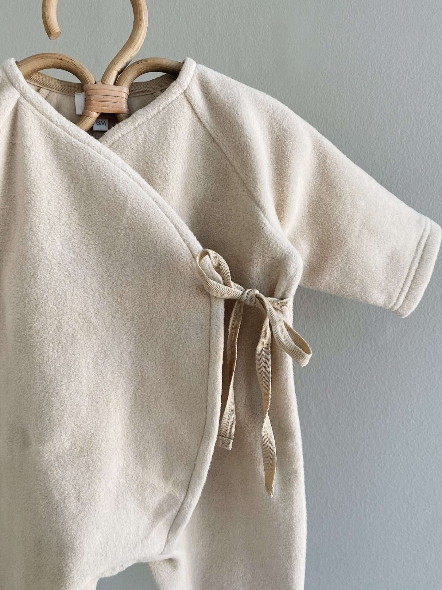 Lalaby, Memphis Onesie, Ivory, Organic