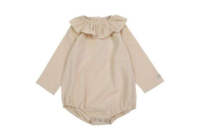 Chloe Bodysuit, Buttercream, Donsje