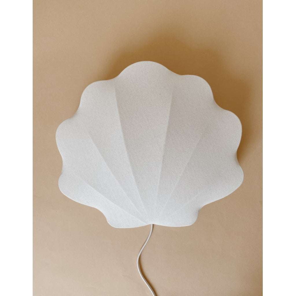 Konges Sløjd, Seashell Fabric Lamp, White