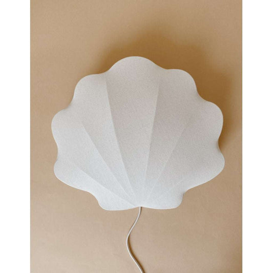 Konges Sløjd,  Seashell Fabric Lamp, White