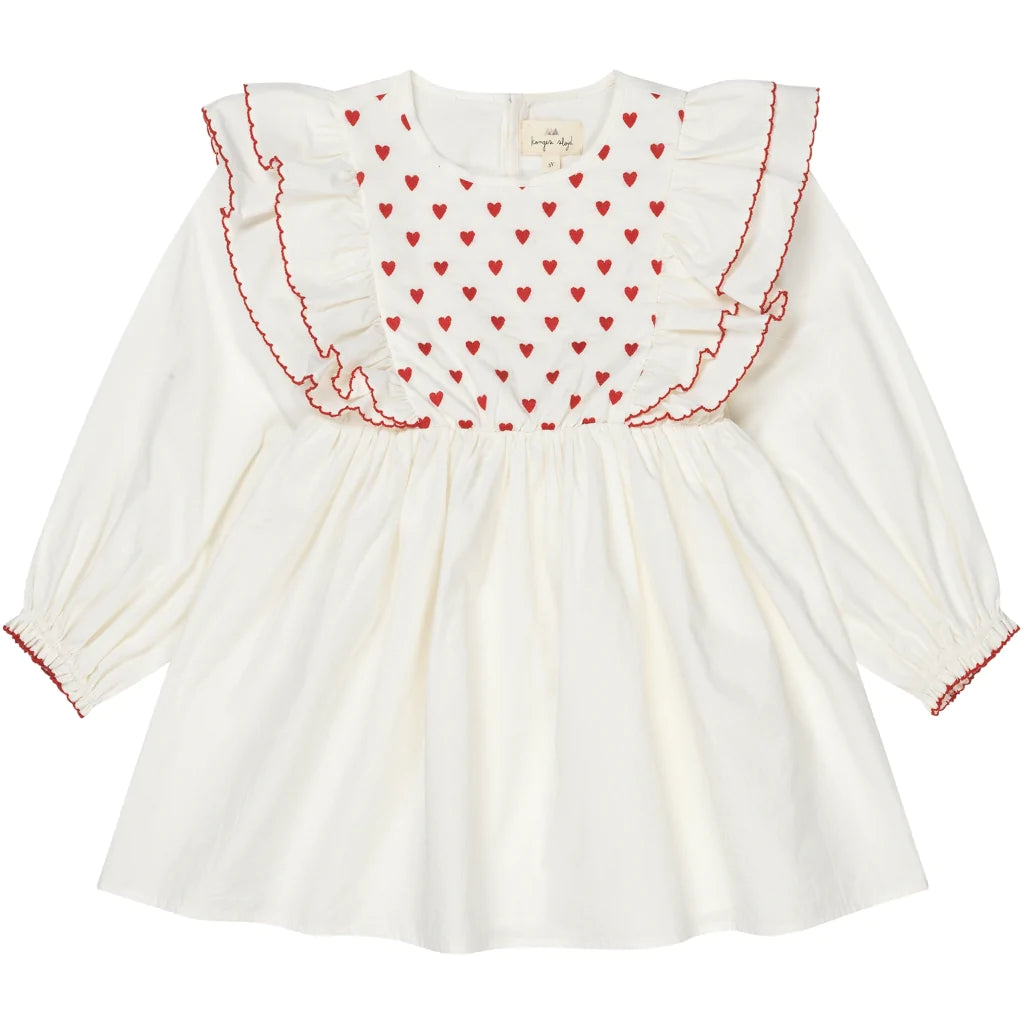 Konges Sløjd,  Coeur Dress, White