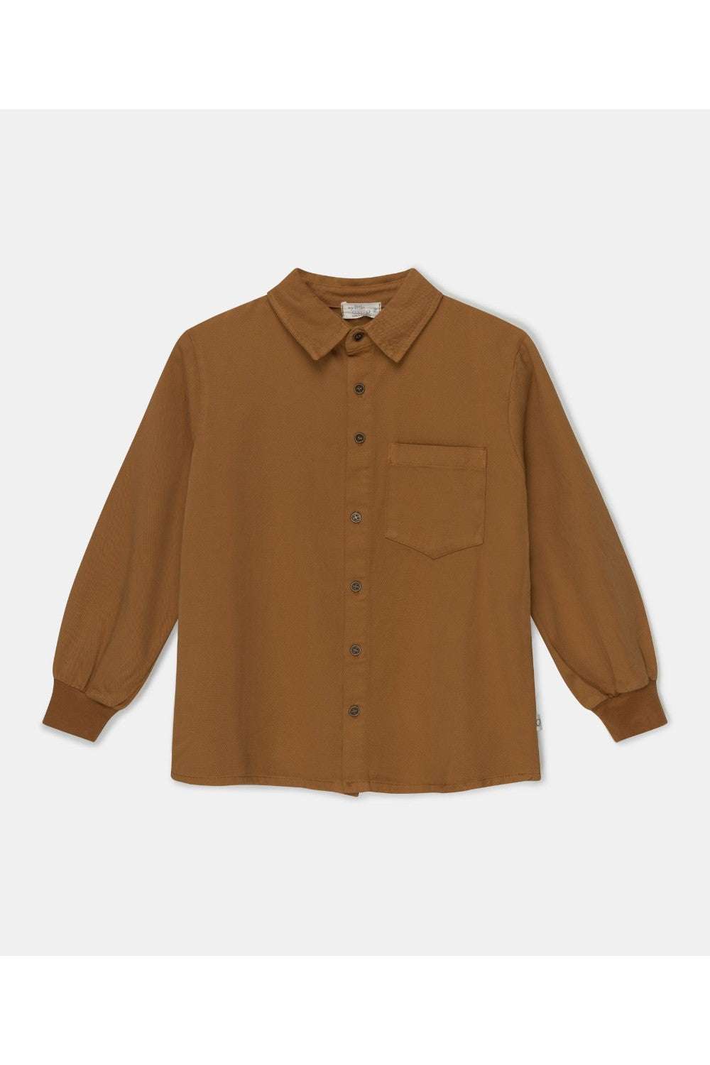 Organic Twill Shirt, Igor, Caramel, My Little Cozmo, Organic, Recycled & Oekotex