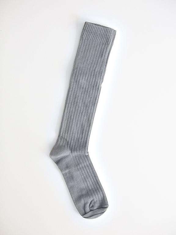 The Simple Folk, The Simple Folk, The Ribbed Socks Women, Grey Melange,The Simple Folk