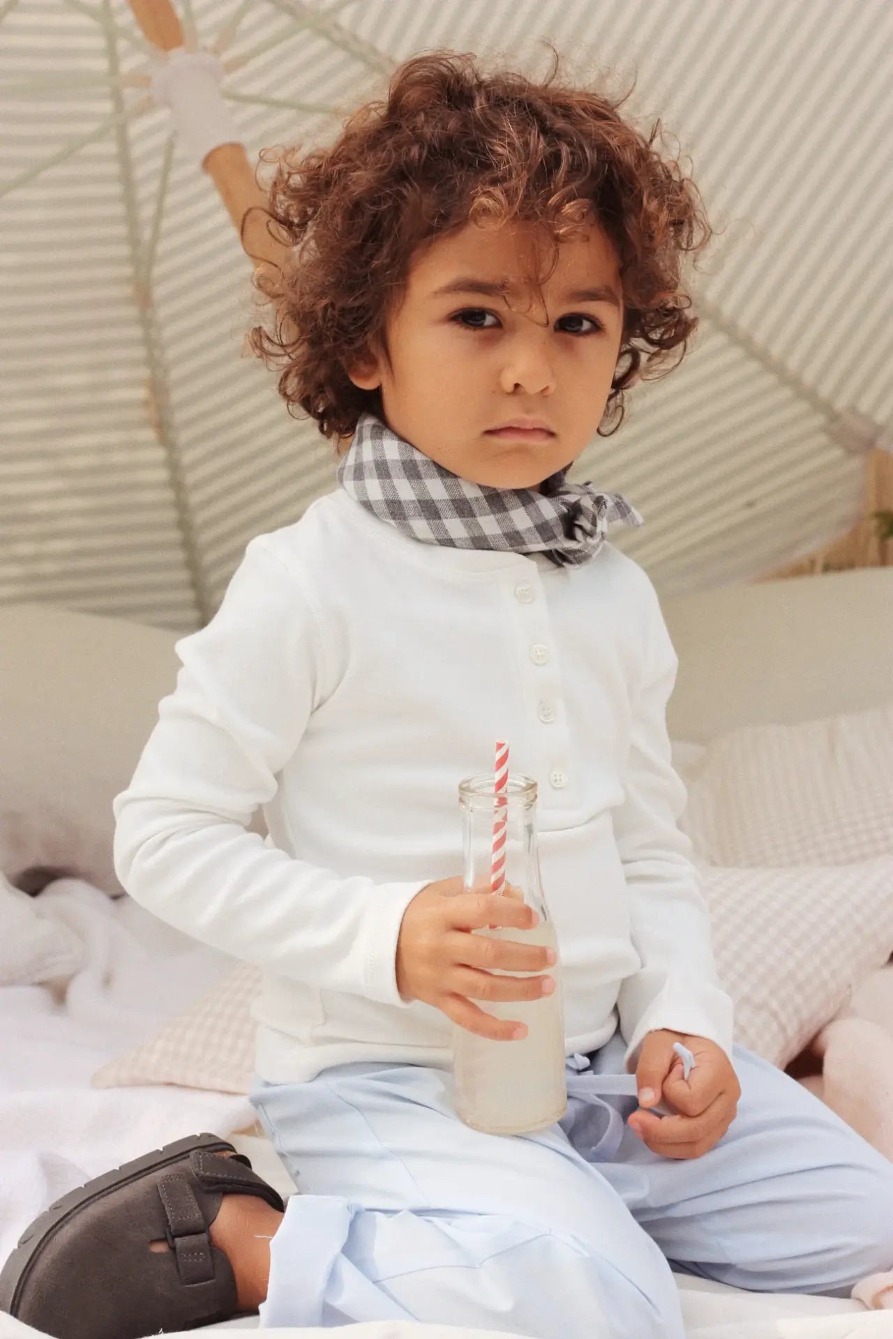 Lalaby, Hector Tee, Natural White, Organic