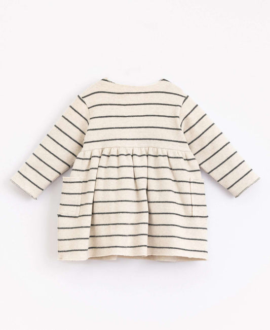 Striped Jersey Dress, Play Up, Organic