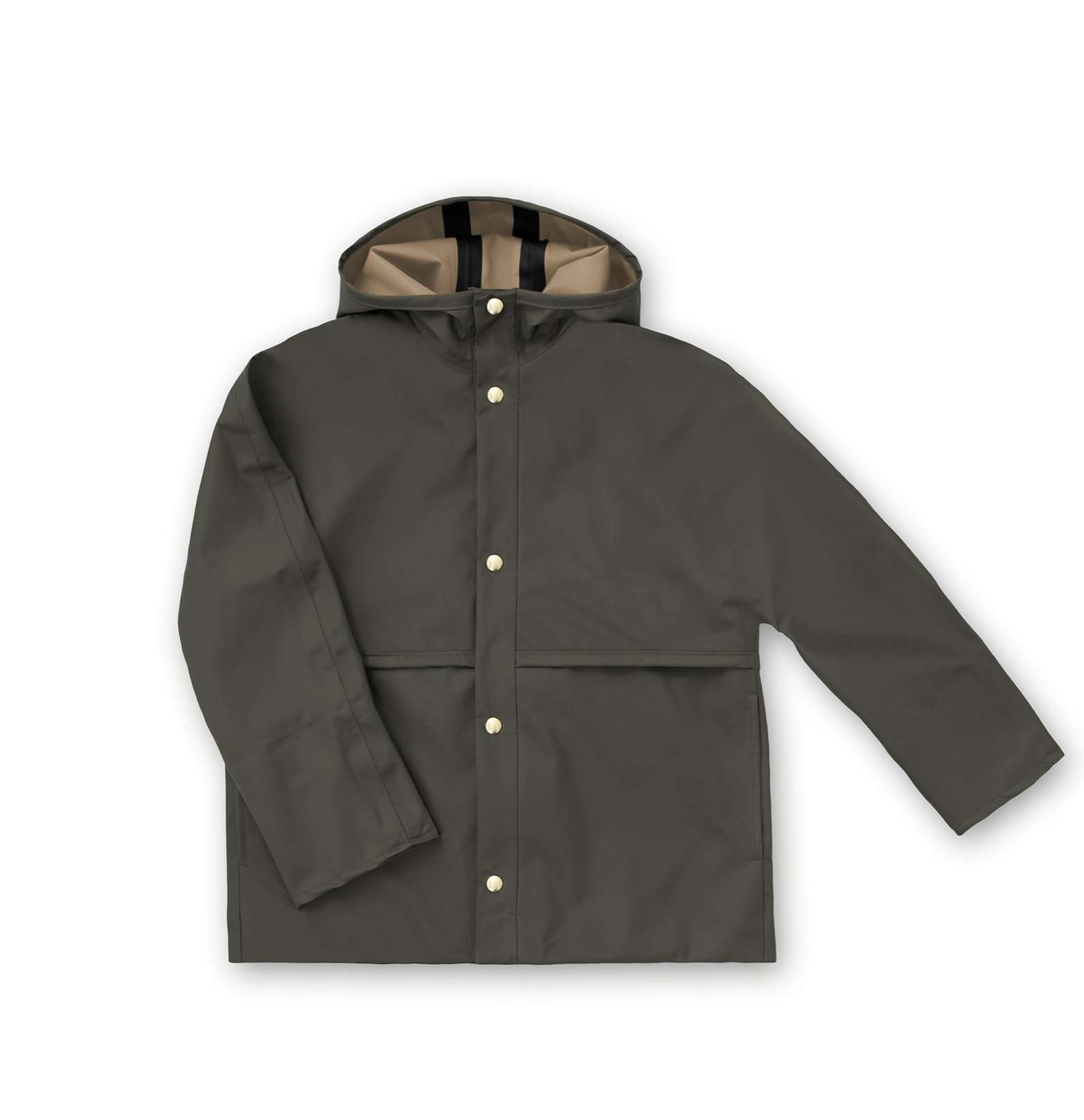 Parachute Rain Coat, Slate (Dark Grey), Fairechild, 100% Recycled & Oeko-Tex