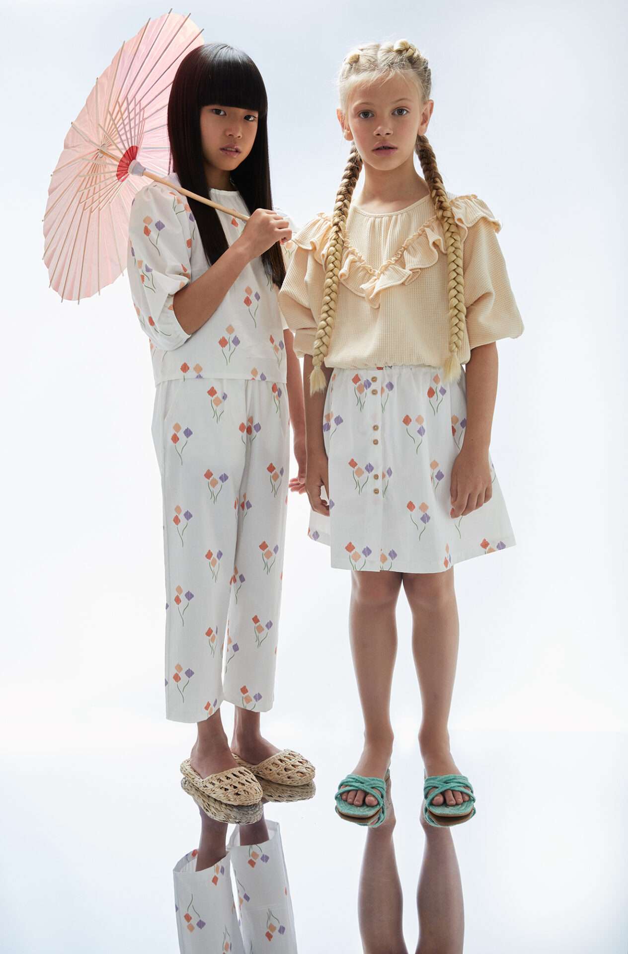 Phanai Skirt, Tulip Print, Jellymade