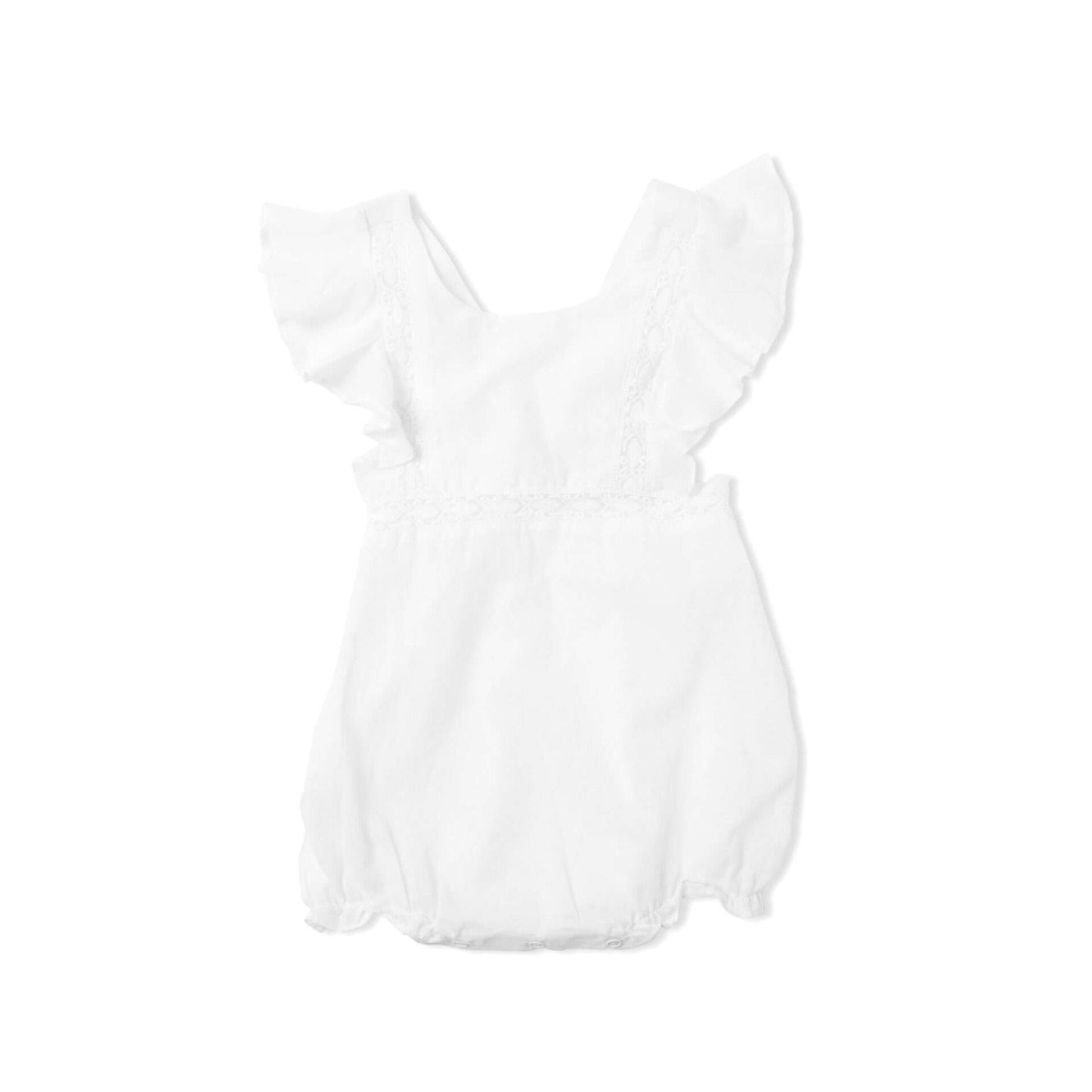 Konges Sløjd, Orchid Romper, White, Organic