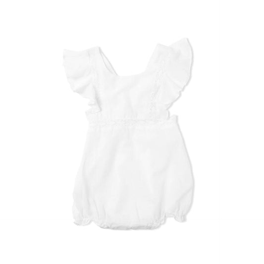 Konges Sløjd, Orchid Romper, White, Organic