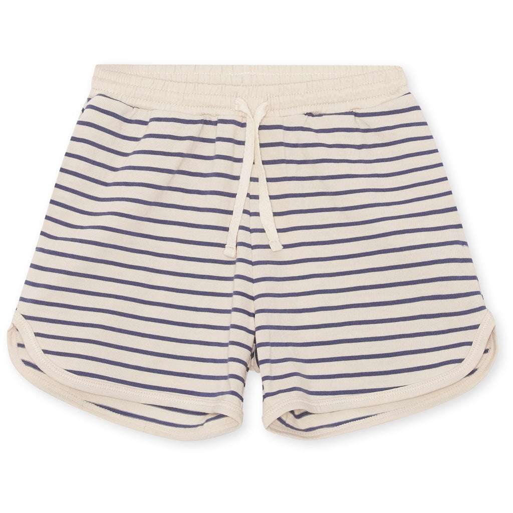 Konges Sløjd, Lin Classic Shorts, Indigo Stripesorganic & Gots