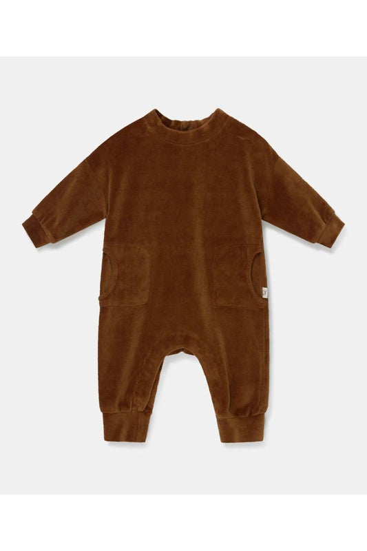 Lou Organic Velour Onsie, My Little Cozmo, Organic & Oekotex