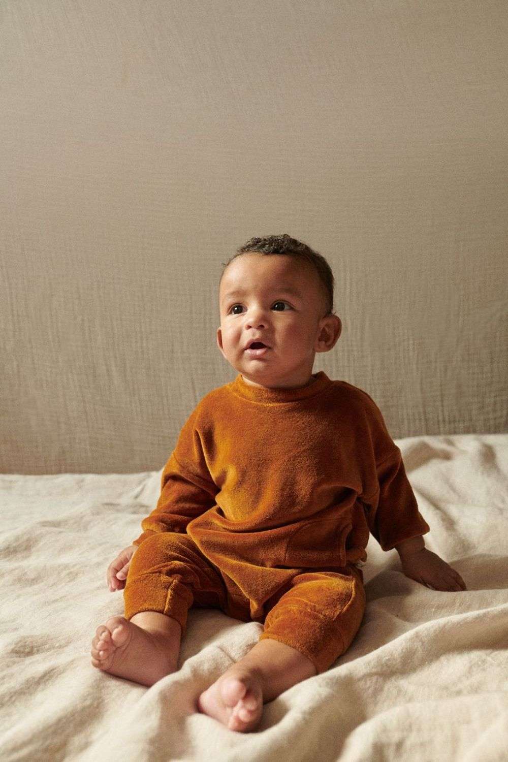 Lou Organic Velour Onsie, My Little Cozmo, Organic & Oekotex