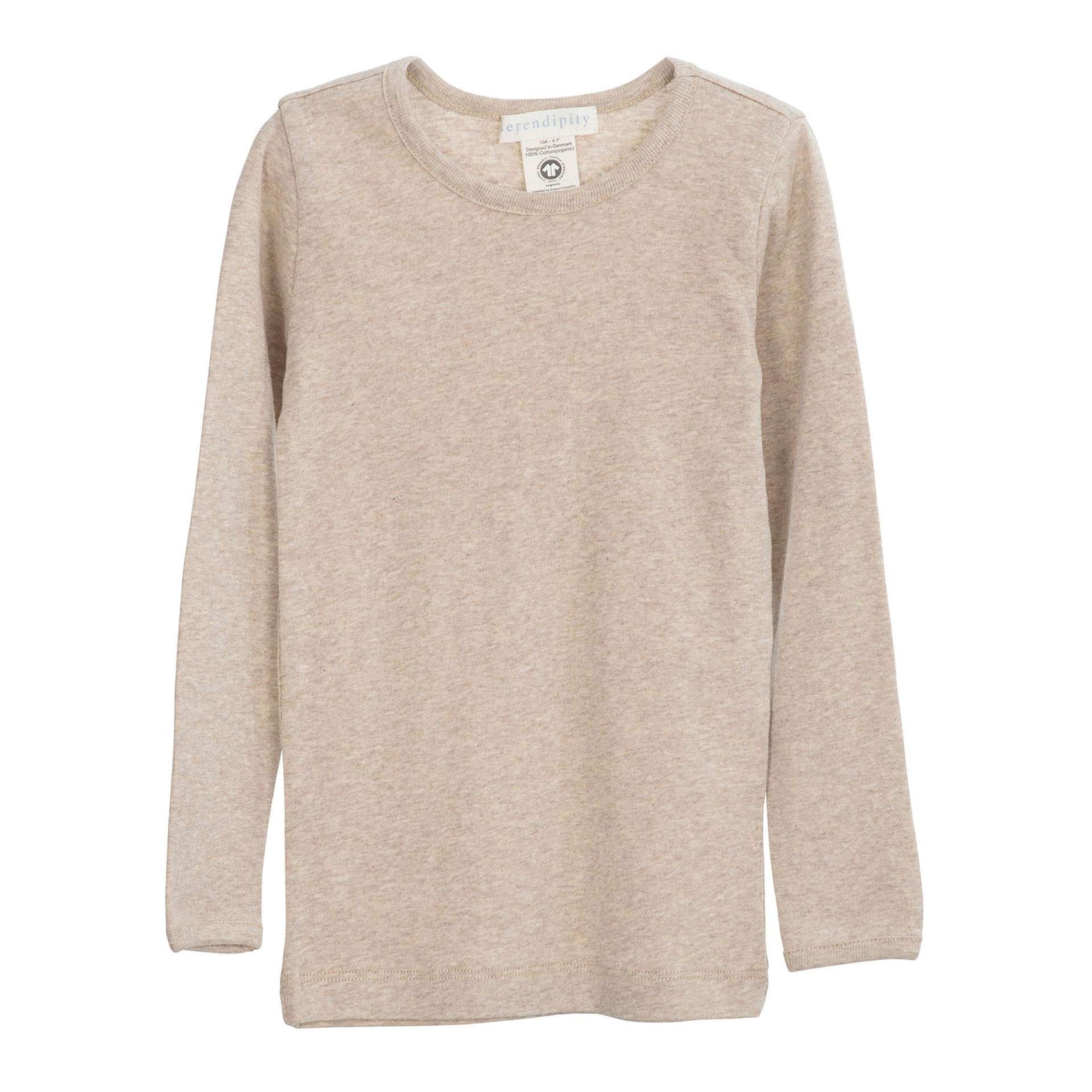 Long Sleeved T-shirt, Oat, Serendipity, Organic & Gots