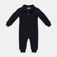 Knit Baby Jumpsuit, Oriel, Dark Grey, My Little Cozmo, Organic, Recycled & Oekotex