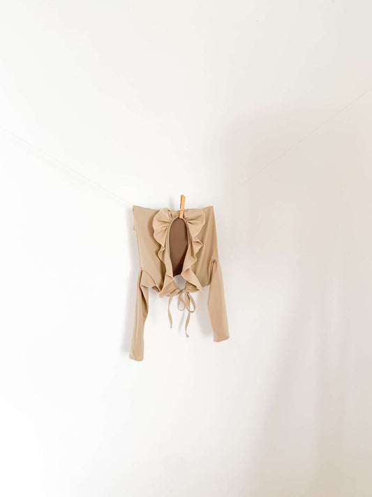 Palma Swimsuit, Beige Stone, Casa Blue Swim