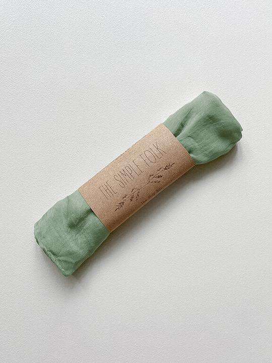 The Simple Folk, The Simple Folk, The Play Silk, Moss Green, 100% Silk