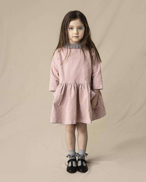 As We Grow, Pocket Dress Corduroy, Pink