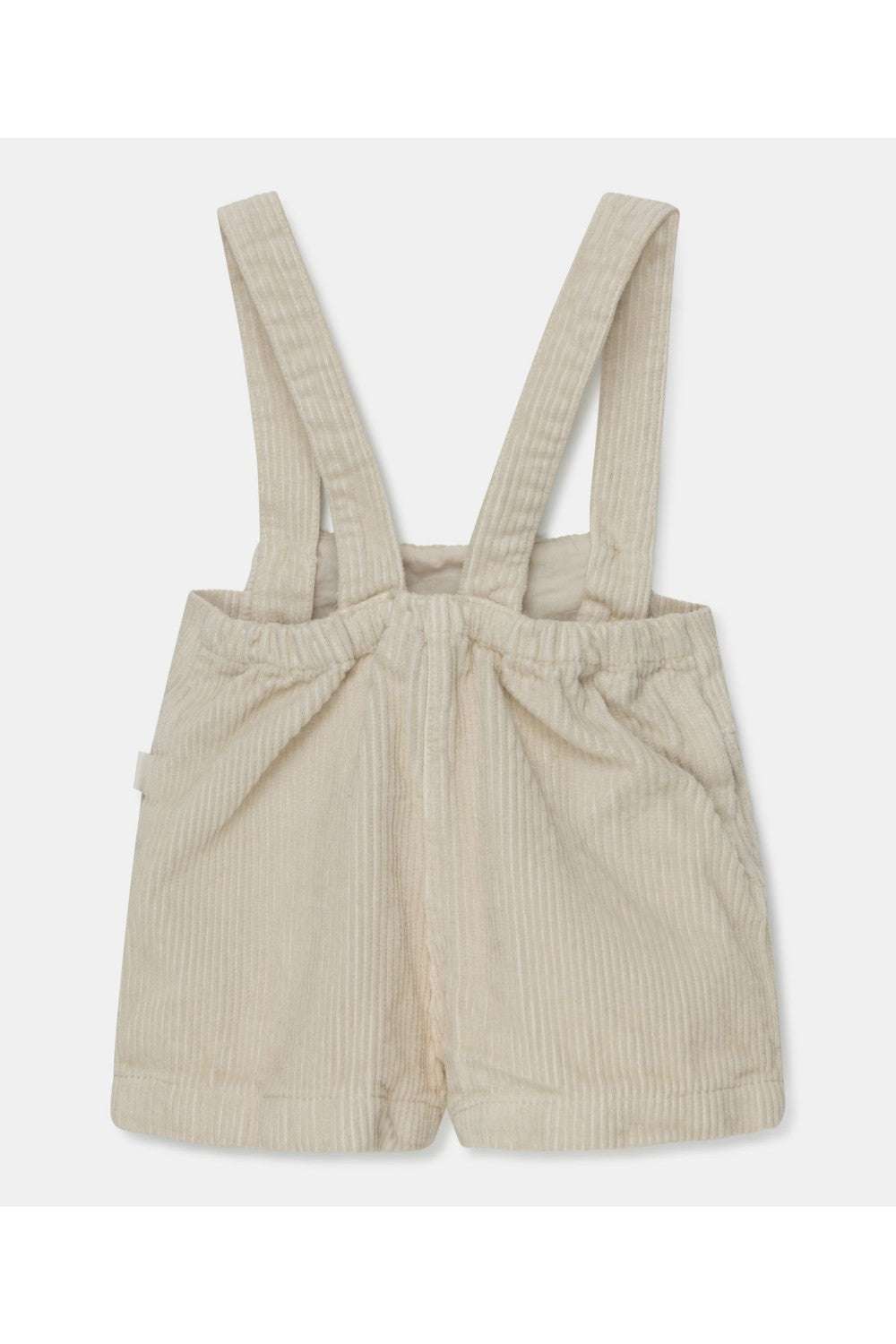 Corduroy Baby Shortalls, Quique, Stone, My Little Cozmo, Organic, Recycled & Oekotex