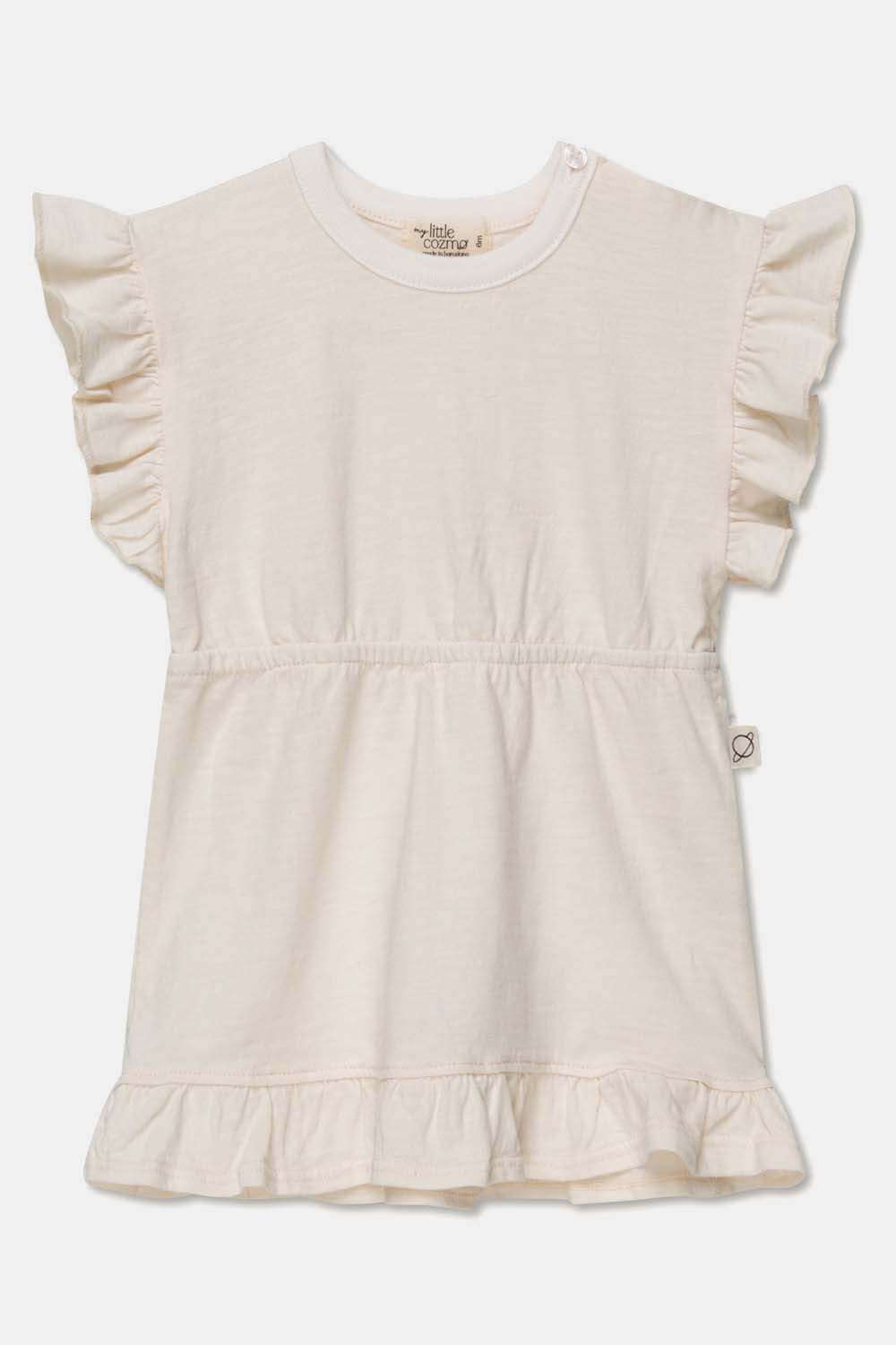 Ruffle Baby Dress, My Little Cozmo, Organic, Recycled & Oekotex