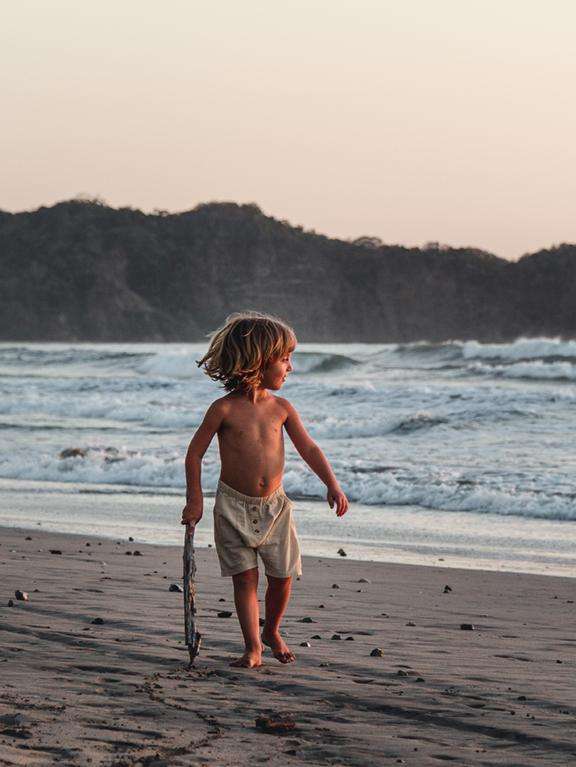 The Simple Folk, The Simple Folk, The Explorer Shorts, Linen, Oatmeal