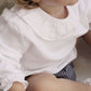 Shirt With Frill, White, Bobbi Balloon, Organic