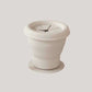 Silicone Snack Cup, Oyster Beige, Bobbi Balloon
