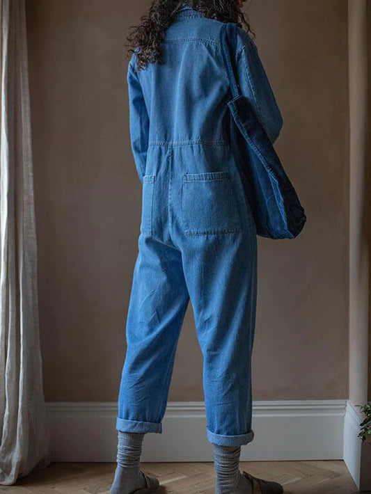 The Simple Folk, The Simple Folk, The Denim Boiler Suit, Women, Organic